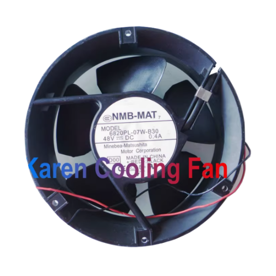 Picture of NMB-MAT / Minebea 6820PL-07W-B30 Server - Round Fan D00, rd172x150x50, 2w, DC 48V 0.4A