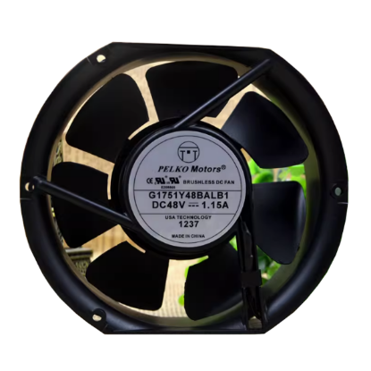 Picture of PELKO G1751Y48BALB1 Server - Round Fan Steel, rd170x150x51, 2w, DC 48V 1.15A