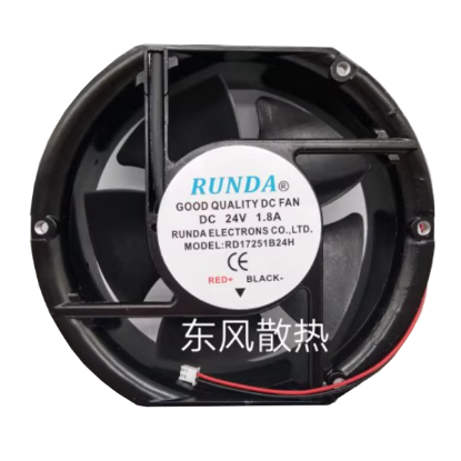 Picture of RUNDA RD17251B24H Server - Round Fan Steel, rd172x150x51, 2w, DC 24V 0.65A 