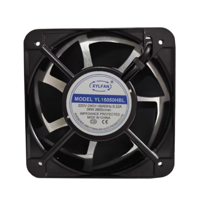 Picture of XYLFAN / XING YONG LIAN YL15050HBL Server - Round Fan Steel, rd150x150x25, 2w, AC 240V 0.22A