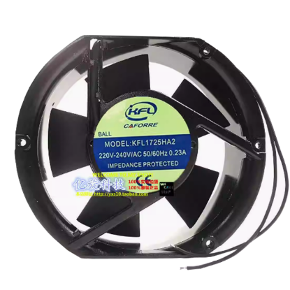 Picture of KFL / CAFORRE KFL1725HA2 Server - Round Fan KFL1725HA2, AC 220-240V 0.23A, 2-Wire