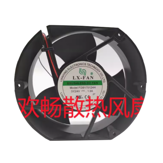 Picture of Lx-Fan FDB175124H Server - Round Fan FDB175124H, DC 24V 1.0A, 2-Wire