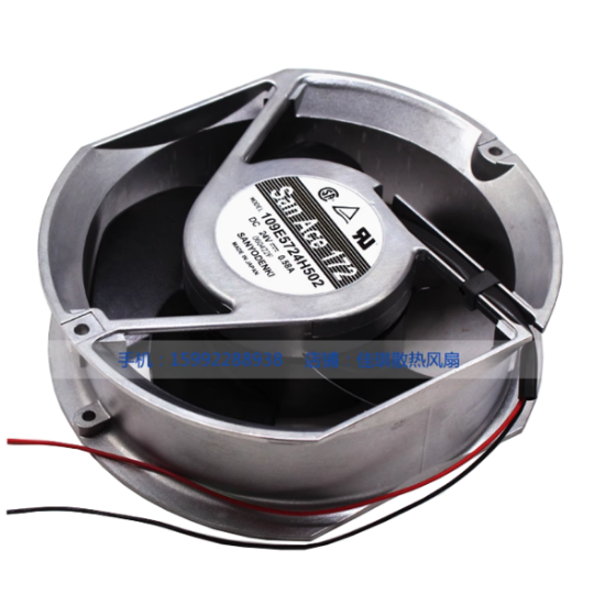 Picture of Sanyo Denki 109E5724H502 Server - Round Fan DC 24V 0.58A, 172x150x51mm, 2-wire