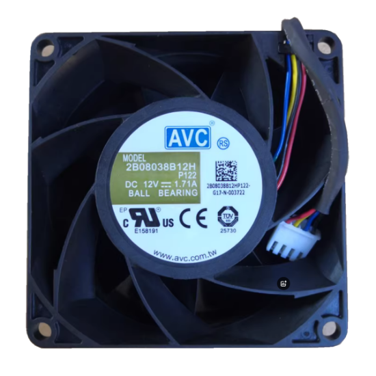 Picture of AVC 2B08038B12H Server-Square Fan 2B08038B12H, P122