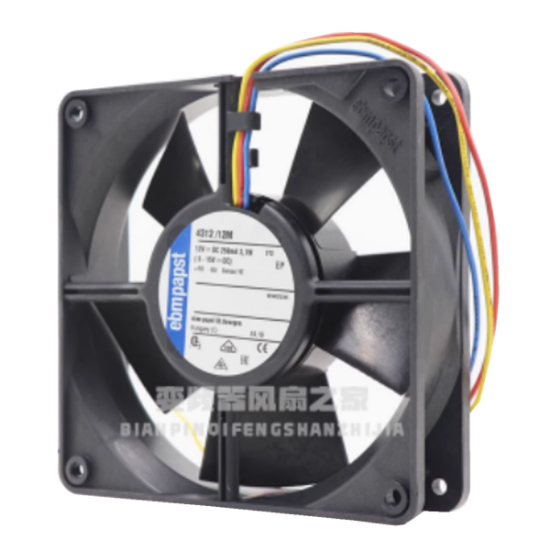 Picture of ebm-papst 4312/12M Server-Square Fan 4312/12M