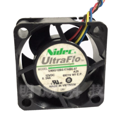 Picture of Nidec U40G12BS17AB5-07 Server-Square Fan U40G12BS17AB5-07, A25