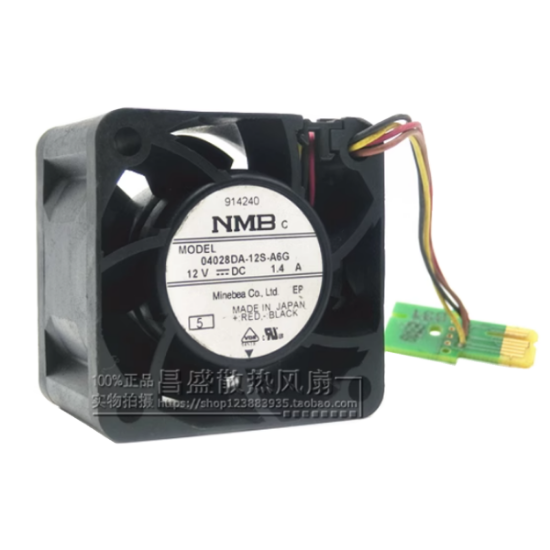 Picture of NMB-MAT / Minebea 04028DA-12S-A6G Server-Square Fan 04028DA-12S-A6G, 5