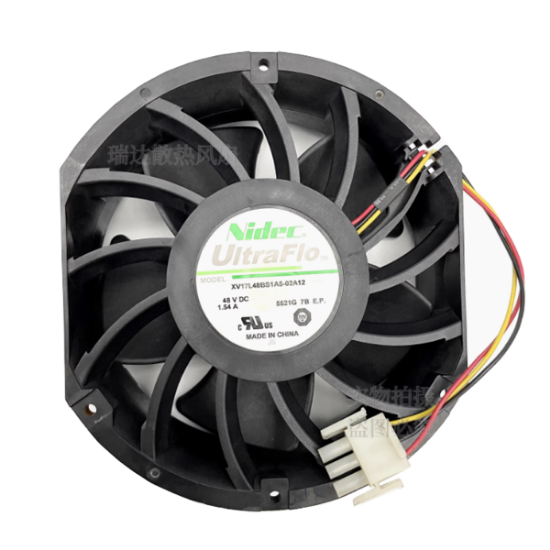 Picture of Nidec XV17L48BS1A5-02A12 Server-Round Fan XV17L48BS1A5-02A12, 7320G PA E.P., Alloy Framed