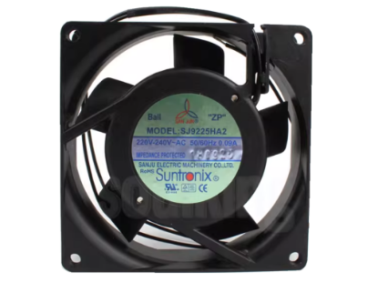 Picture of San Jun / Suntronic SJ9225HA2 Server - Square Fan sq92x92x25, 2w, AC 240V 0.07A