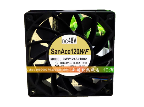 Picture of Sanyo Denki 9WV1248J1002 Server-Square Fan 9WV1248J1002