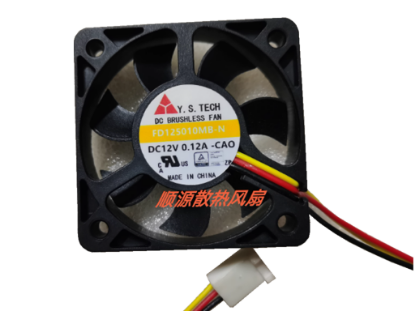 Picture of Y.S TECH FD125010MB-N Server-Square Fan FD125010MB-N