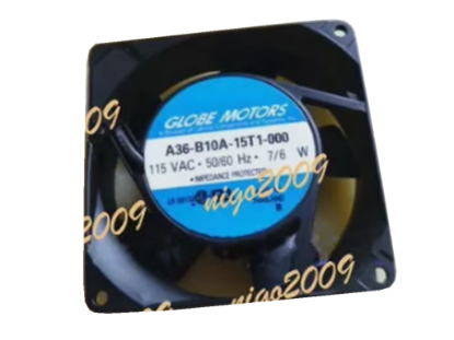 Picture of Globe Motors A36-B10A-15T1-000 Server-Square Fan A36-B10A-15T1-000