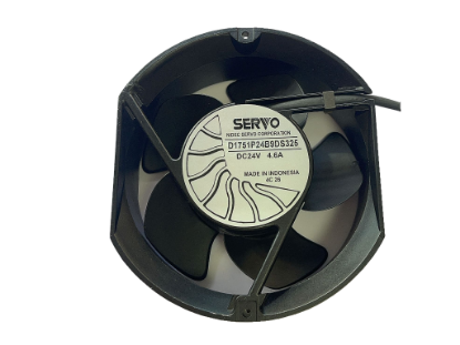 Picture of Japan Servo D1751P24B9DS325 Server - Round Fan DC 24V 4.6A, 172x150x50mm, 4-pin 4-wire