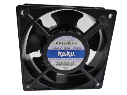 Picture of Kaku KA1238LA2 Server - Square Fan sq120x120x38, 2pin, 240V 0.05A