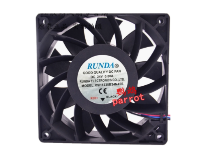 Picture of RUNDA RSH1238B24N45S Server-Square Fan RSH1238B24N45S