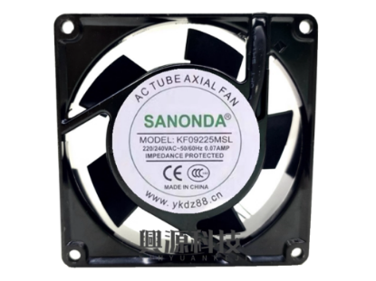 Picture of SANONDA KF09225MSL Server-Square Fan KF09225MSL