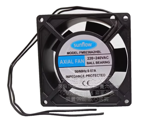 Picture of sunflow FM9238A2HBL Server-Square Fan FM9238A2HBL