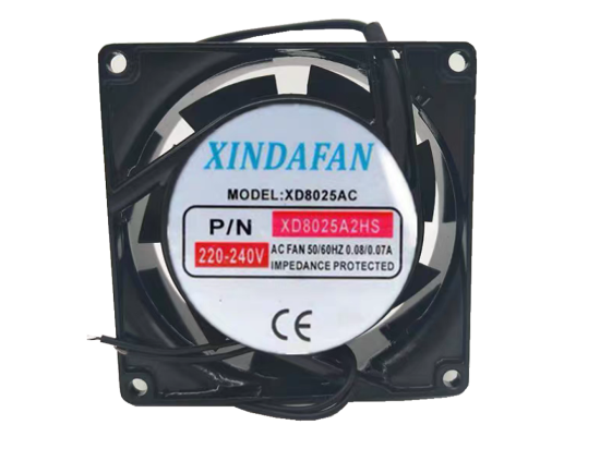 Picture of XINDAFAN XD8025AC Server-Square Fan XD8025AC, P/N: XD8025A2HS