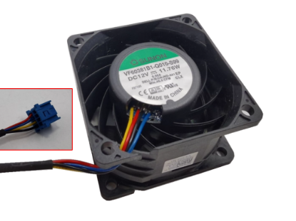 Picture of Dell PowerEdge R530 Server-Square Fan WFXP8 VF60381B1-Q010-S99 CNJND-A01 