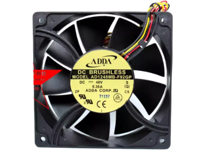 Picture of ADDA AD1248MB-F92GP Server-Square Fan AD1248MB-F92GP, S