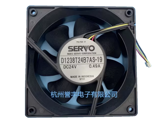 Picture of Japan Servo D1238T24B7AS-19 Server-Square Fan D1238T24B7AS-19