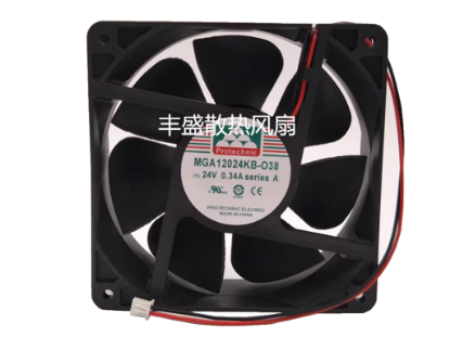 Picture of Protechnic Magic MGA12024KB-O38 Server-Square Fan MGA12024KB-O38, A