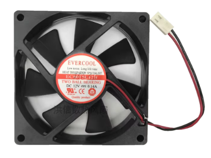 Picture of EverCool EC8015L12B Server-Square Fan EC8015L12B