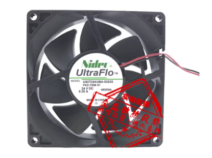 Picture of Nidec U92T24XUBA-53525 Server-Square Fan U92T24XUBA-53525