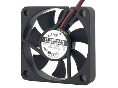 Picture of ADDA AD4512LB-G70 Server-Square Fan DC 12V 0.06A, 45x45x10mm, 2-Wire