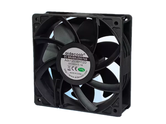 Picture of aidecool Adc12038H12D Server-Square Fan DC 12V 2.5A, 120x120x38mm, 4-Wire