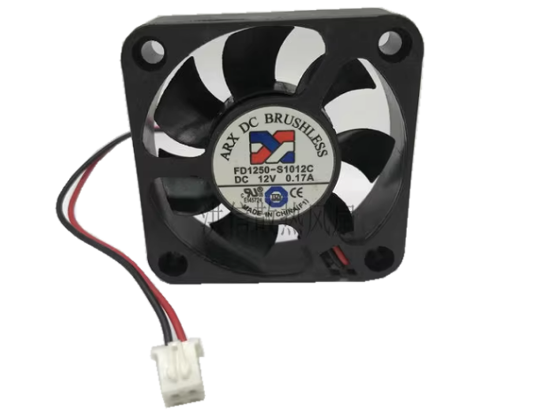 Picture of ARX FD1250-S1012C Server-Square Fan DC 12V 0.17A, 50x50x10mm, 2-Wire