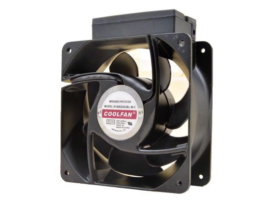 Picture of COOLFAN / DMTECH G16062HA2BL-W-C Server-Square Fan G16062HA2BL-W-C, Alloy Framed