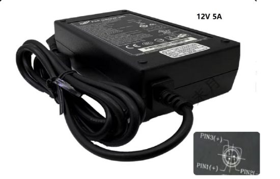 Picture of FSP Group Inc FSP060-DIBAN2 DC 12V 5A 3 Pin DIN IEC C14  AC Adapter 13V-19V