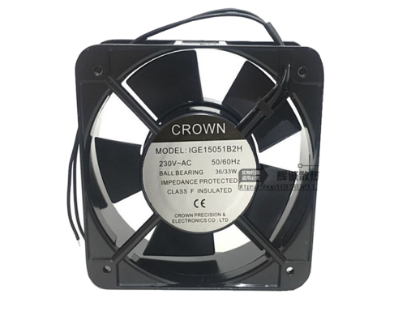 Picture of CROWN IGE15051B2H Server-Square Fan IGE15051B2H, Alloy Framed