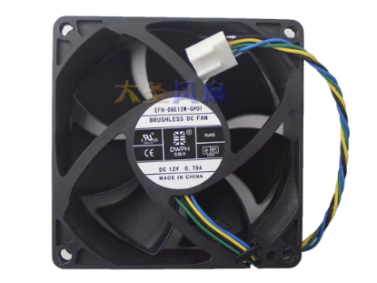 Picture of DWPH EFH-08E12W-GP01 Server-Square Fan EFH-08E12W-GP01
