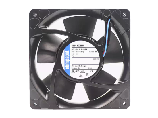Picture of ebm-papst 4114 NXHHU Server-Square Fan 4114 NXHHU, Alloy Framed