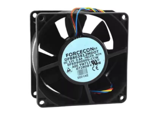 Picture of FORCECON DFB803812MDOT Server-Square Fan DFB803812MDOT