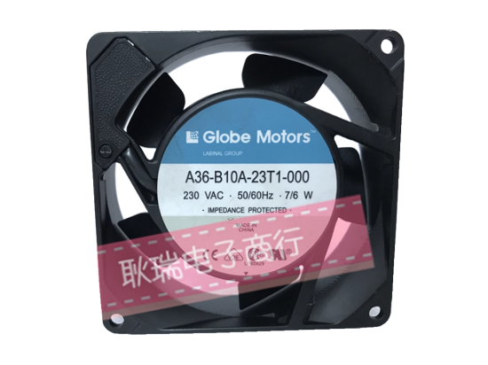Picture of Globe Motors A36-B10A-23T1-000 Server-Square Fan A36-B10A-23T1-000, Alloy Framed