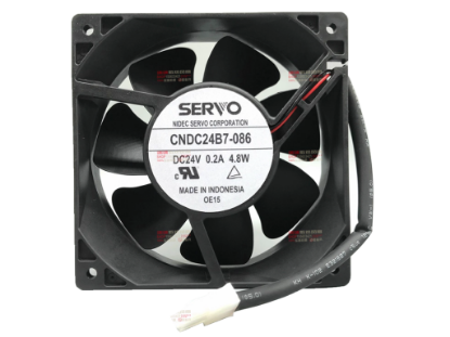 Picture of Japan Servo CNDC24B7-O86 Server-Square Fan CNDC24B7-O86
