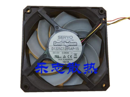 Picture of Japan Servo D1225C12B5AP-15 Server-Square Fan D1225C12B5AP-15