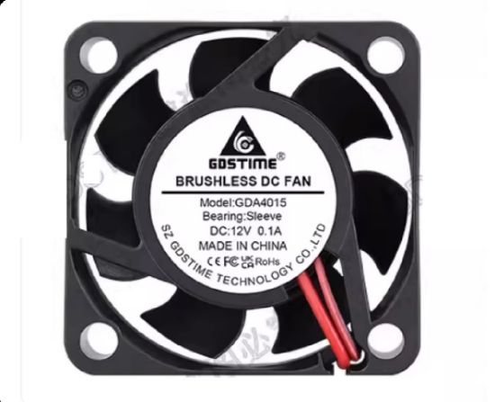 Picture of GDSTime GDA4015 DC 24V 0.06A 40x40x15mm, 2-wire  Server-Square Fan
