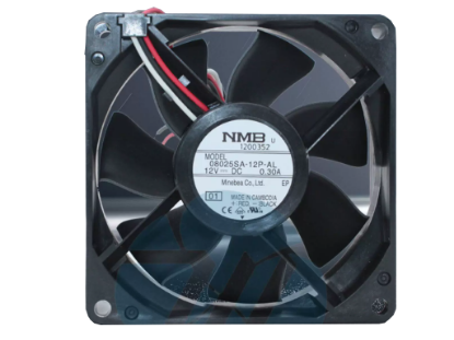 Picture of NMB-MAT / Minebea 08025SA-12P-AL Server-Square Fan 08025SA-12P-AL, 01