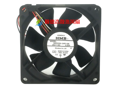Picture of NMB-MAT / Minebea 08025SA-24R-AM Server-Square Fan 08025SA-24R-AM, D1