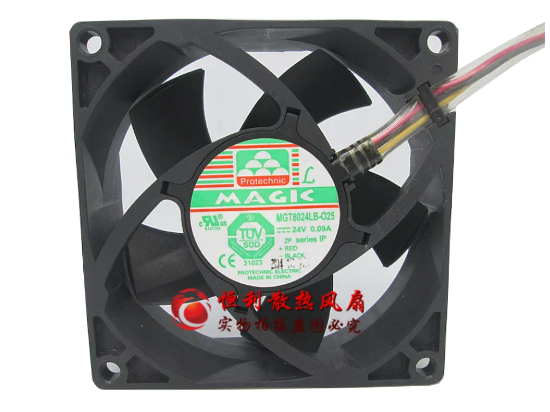 Picture of Protechnic Magic MGT8024LB-O25 Server-Square Fan MGT8024LB-O25