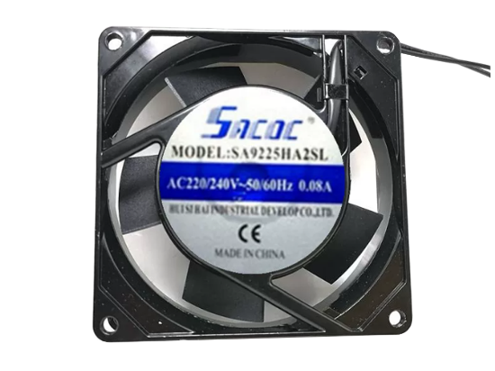 Picture of SACDC / Hui Si Hai SA9225HA2SL Server-Square Fan SA9225HA2SL, Alloy Framed