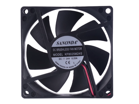 Picture of SANONDA KF8025M24S Server-Square Fan KF8025M24S