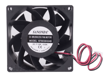 Picture of SANONDA KF8038H24B Server-Square Fan KF8038H24B