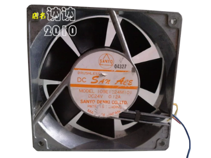Picture of Sanyo Denki 109E1224M101 Server-Square Fan 109E1224M101, Alloy Framed