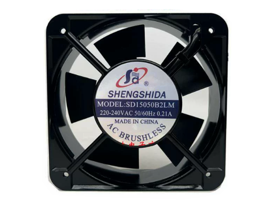 Picture of SHENGSHIDA SD15050B2LM Server-Square Fan SD15050B2LM, Alloy Framed