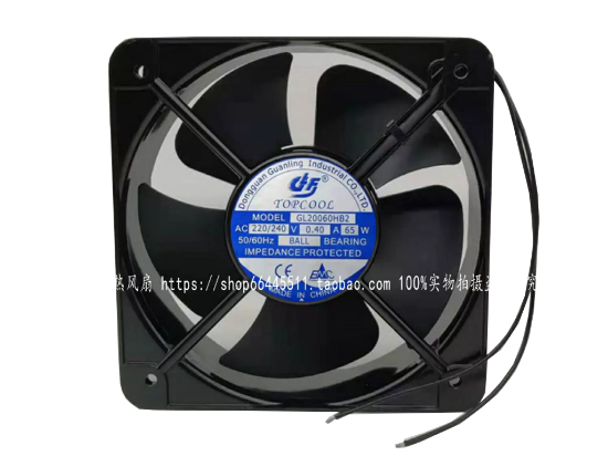 Picture of TOP FAN / TOPCOOL GL20060HB2 Server-Square Fan GL20060HB2, Alloy Framed